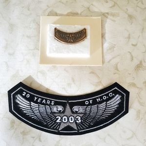 Harley-Davidson 2003 HOG Patch & Pin - Never used